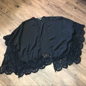Forever 21+ crocheted kimono